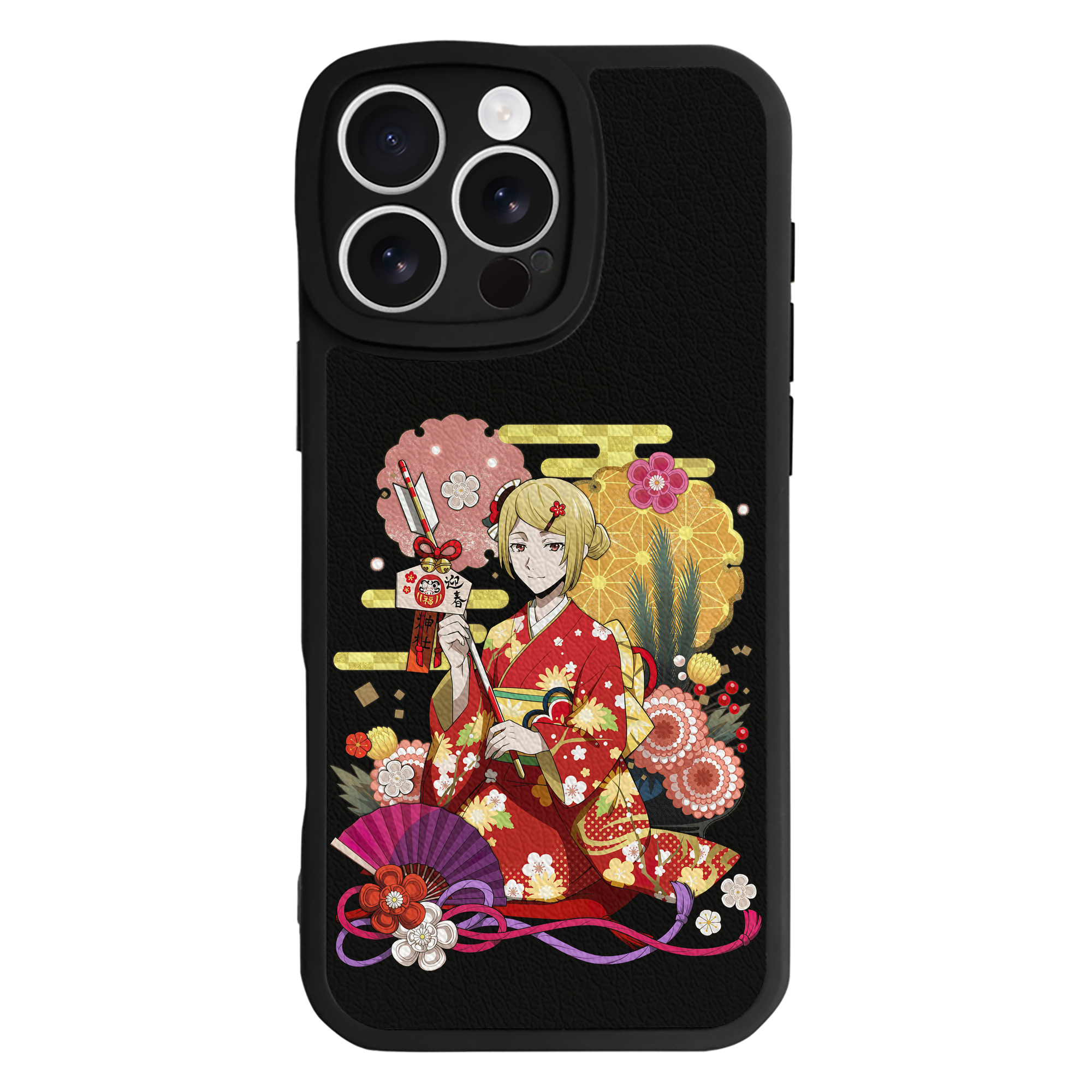（画像用） 文豪ストレイドッグス Bungo Stray Dogs 【iPhone 16シリーズ対応】シリコンスマホケース（レザー調） 材質：シリコン